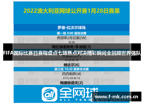 FIFA国际比赛日赛程盘点七场焦点对决精彩瞬间全回顾世界强队 FIFA国际比赛日赛程盘点七场焦点对决精彩瞬间全回顾世界强队